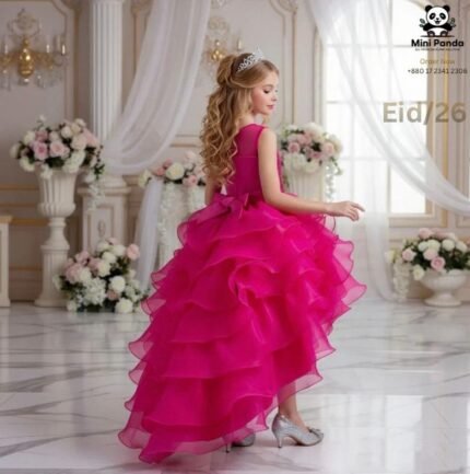 Fuchsia Pink Princess Gown